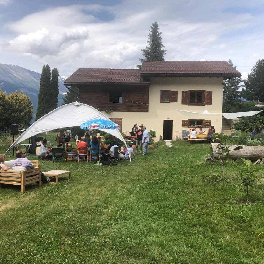 Domaine Bellevie Bnb Vex Exteriér fotografie