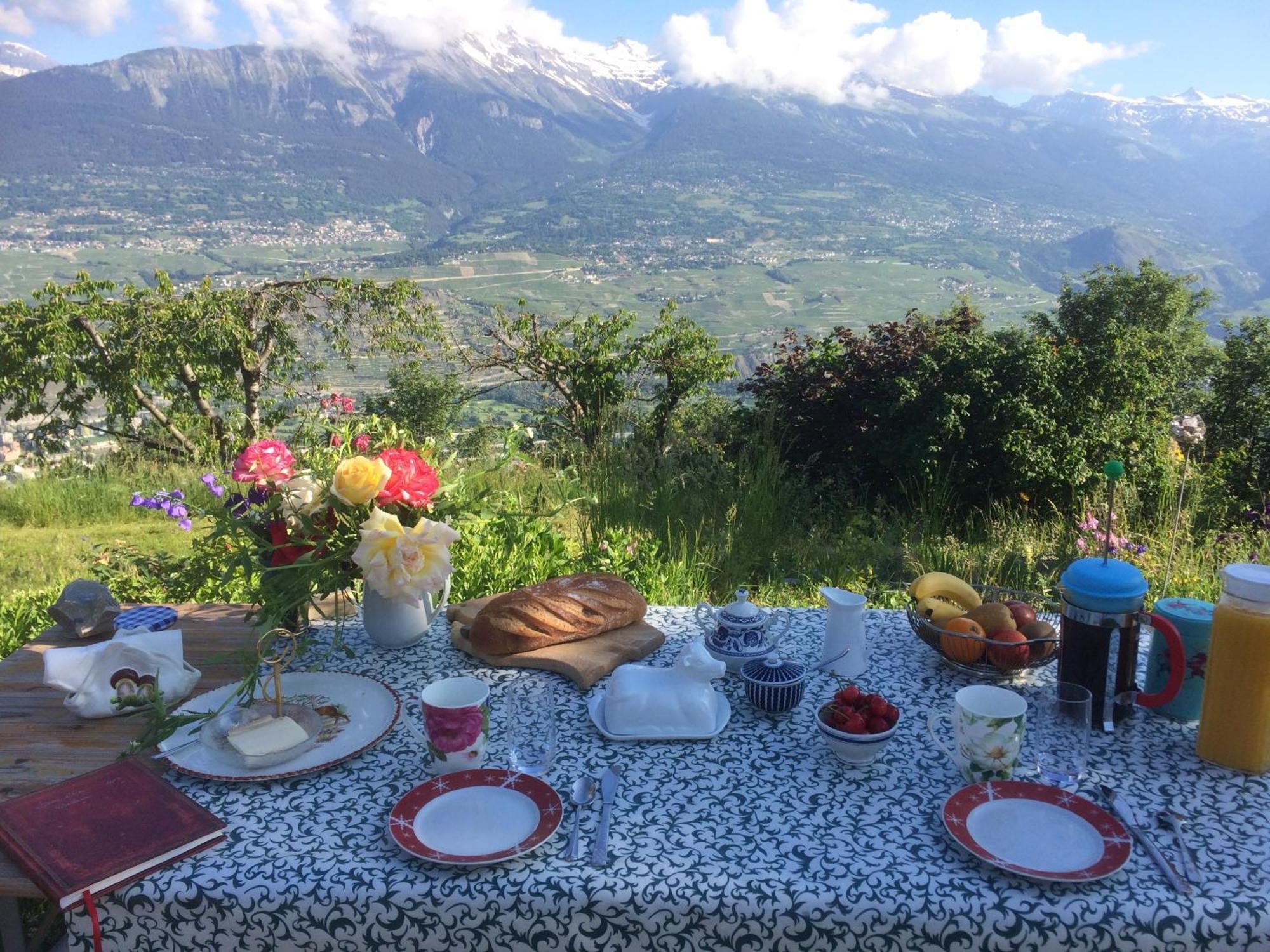 Domaine Bellevie Bnb Vex Exteriér fotografie