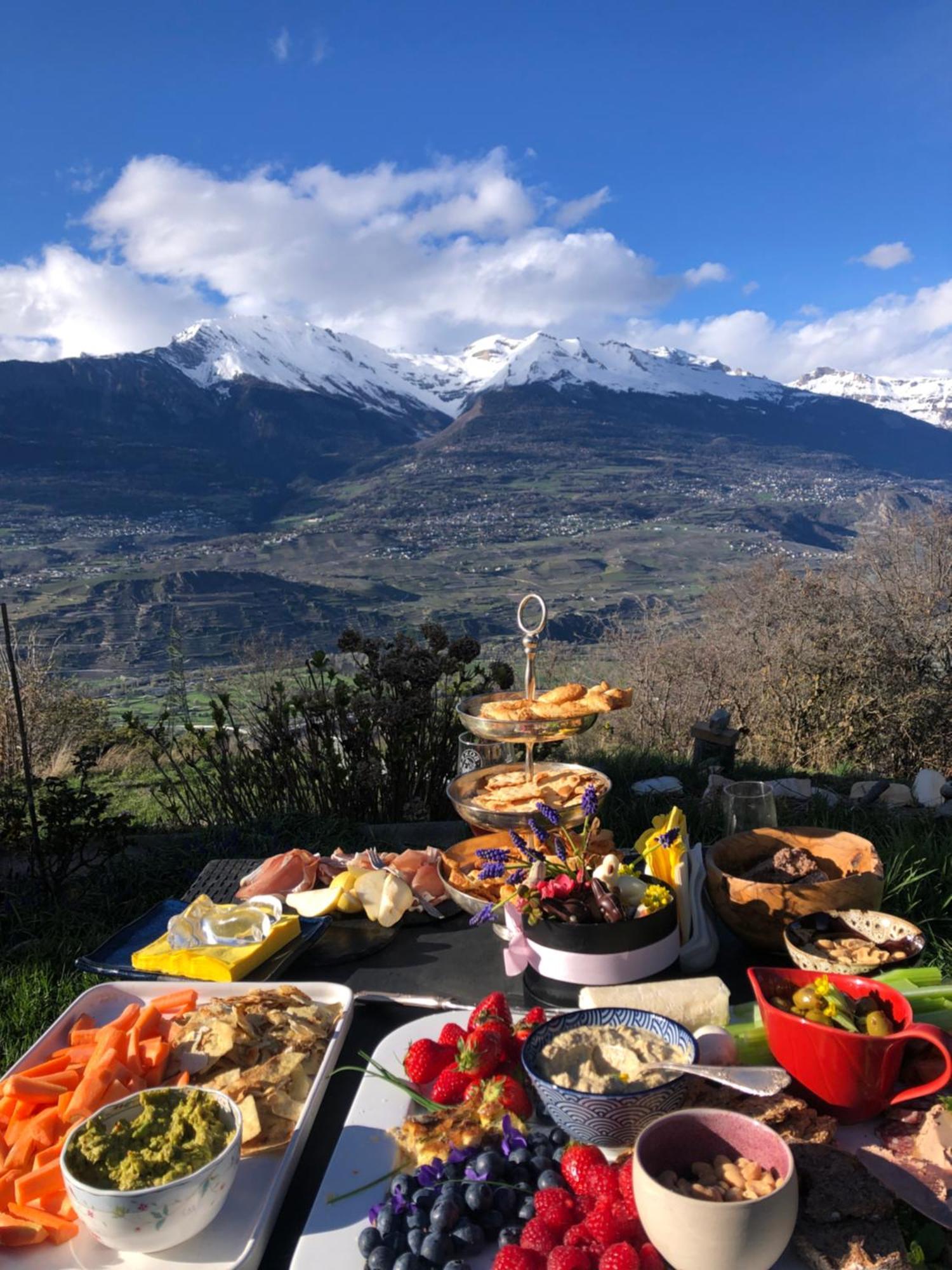 Domaine Bellevie Bnb Vex Exteriér fotografie