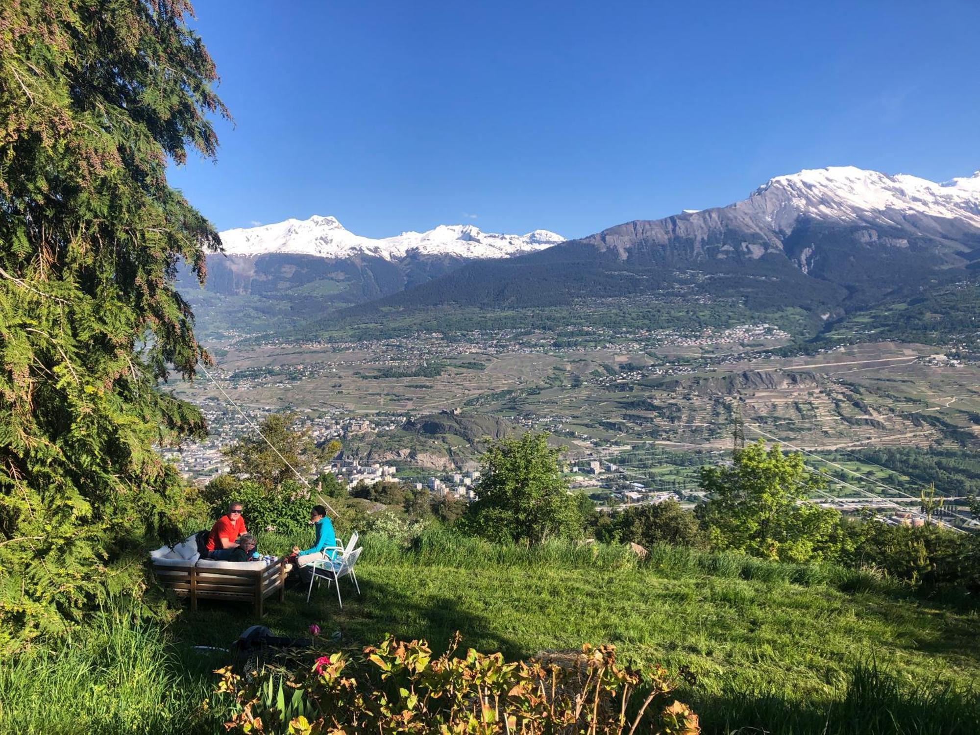 Domaine Bellevie Bnb Vex Exteriér fotografie