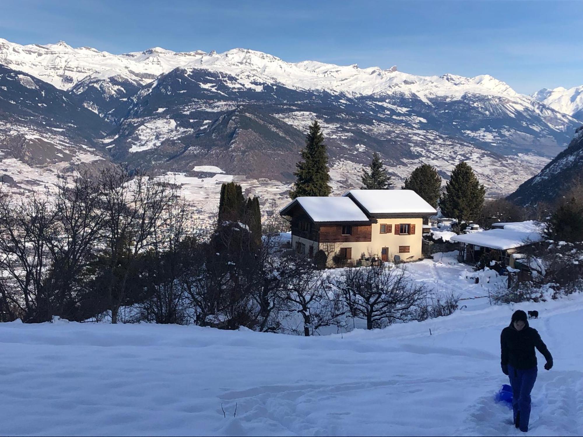 Domaine Bellevie Bnb Vex Exteriér fotografie