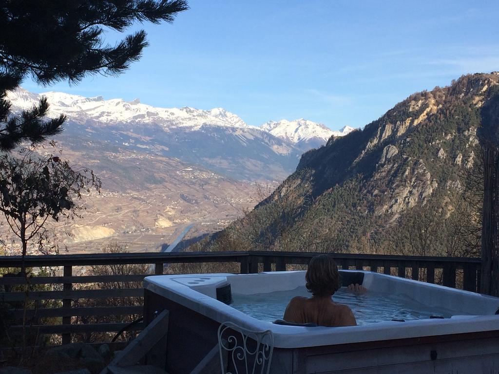 Domaine Bellevie Bnb Vex Exteriér fotografie